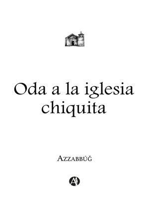 cover image of Oda a la iglesia chiquita